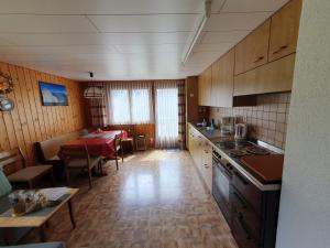 Kuchyň nebo kuchyňský kout v ubytování Ferienstudio in Unterschächen