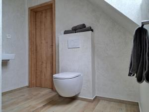 Koupelna v ubytování RYBÁŘSKÁ CHALUPA