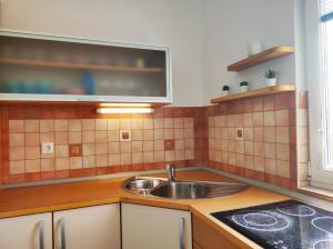 Kuchyňa alebo kuchynka v ubytovaní Lavanda apartment