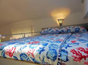 Posteľ alebo postele v izbe v ubytovaní Lavanda apartment