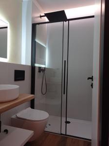Koupelna v ubytování Jelení apartmán Rychlebské stezky