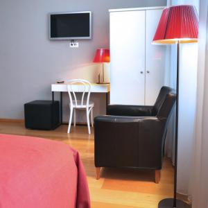 Telewizja i/lub zestaw kina domowego w obiekcie Hotel Villa Rückert