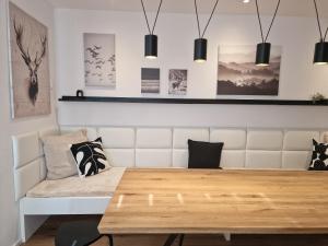 Posezení v ubytování Jelení apartmán Rychlebské stezky