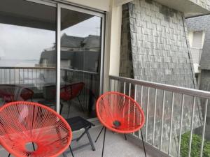 Balkon lub taras w obiekcie Appt T2 vue imprenable sur Mer