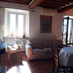 Χώρος καθιστικού στο Casa Zita dei fiori