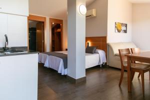 Kuchyňa alebo kuchynka v ubytovaní Aparthotel Cal Marçal