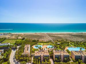 an aerial view of a resort and the ocean at Apartment Salgados by Algarve Vacation in Albufeira