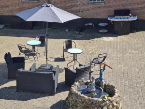 Patio nebo venkovní prostory v ubytování Trandafir Guesthouse