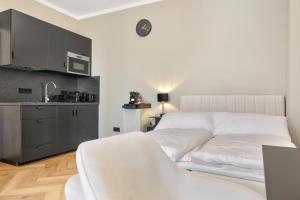 Χώρος καθιστικού στο Premium Room 'The Port' - HBF-Messe-ÖVB Arena-City