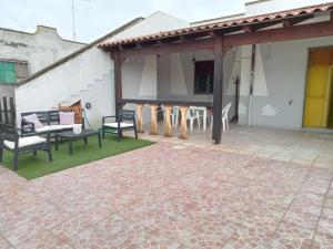 Patio nebo venkovní prostory v ubytování Casa Paky