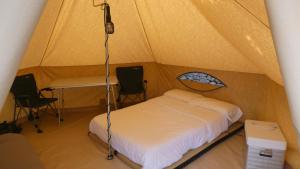 Postel nebo postele na pokoji v ubytování ACAMPALE - Glamping Costa Brava - Calella de Palafrugell