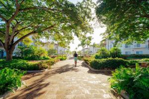 Kebun di luar Apartment in Dominicus