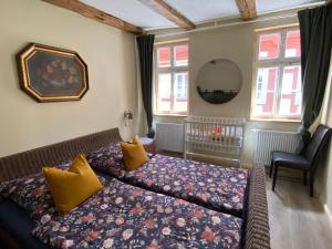 Et opholdsområde på Ferienwohnung Helene im Einzeldenkmal - Lange Gasse 29