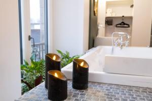 Kúpeľňa v ubytovaní L'appartement du château + 3 fotografie