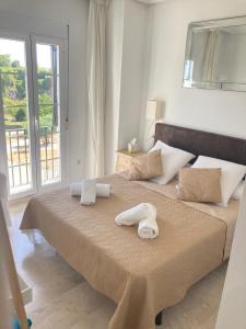 Posteľ alebo postele v izbe v ubytovaní Casa Mira Casares Costa