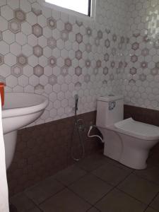 een badkamer met een toilet en een wastafel bij MUNNAR FALCUNS in Anachal