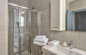 Kúpeľňa v ubytovaní Gramvousa Villas