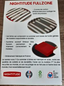 un folleto para un juego de cuchillo y tenedor en T2 4p ste Savine proche centre Troyes, en Sainte-Savine