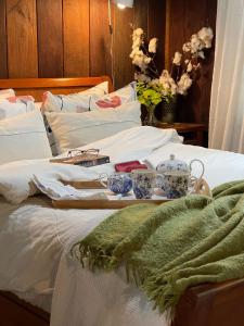 Postel nebo postele na pokoji v ubytování Browns Cottage