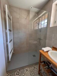 Kúpeľňa v ubytovaní Gîte de Frau