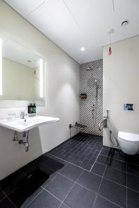 Koupelna v ubytování Ink Hotel