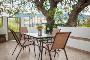 A balcony or terrace at traditional suburbs maisonette