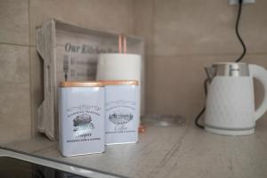 Coffee and tea making facilities at traditional suburbs maisonette