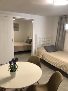Voodi või voodid majutusasutuse Afrodete Hotel toas