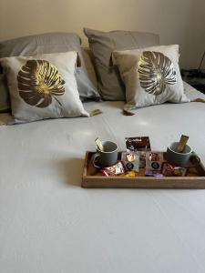 Postel nebo postele na pokoji v ubytování La maison Baz