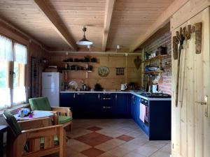 Kjøkken eller kjøkkenkrok på Domek Szlembark