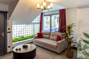 Posezení v ubytování Baymari Suites Design Florya