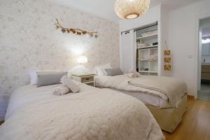 Posteľ alebo postele v izbe v ubytovaní Manoir 4 étoiles - 2 chambres, proche lac