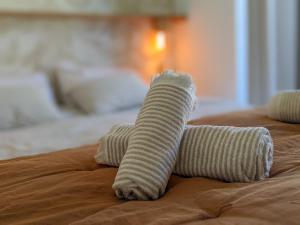 Posteľ alebo postele v izbe v ubytovaní Manoir 4 étoiles - 2 chambres, proche lac