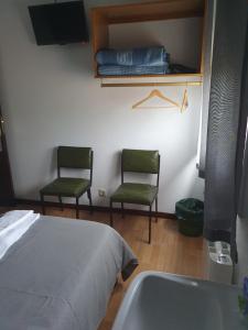 Postel nebo postele na pokoji v ubytování A Concha