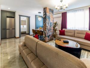 Posezení v ubytování Baymari Suites Design Florya