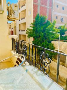 A balcony or terrace at Panda Grey with balcony Hurghada center