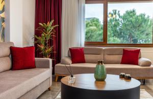 Posezení v ubytování Baymari Suites Design Florya