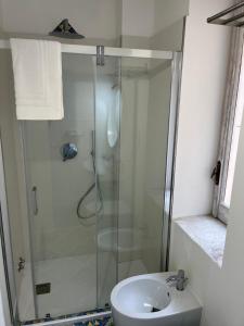 A bathroom at Casa San Domingo