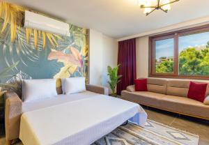 Posezení v ubytování Baymari Suites Design Florya