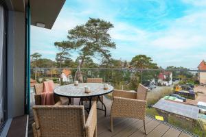 Balkon lub taras w obiekcie Sea&Sky View Apartment Par La Mer