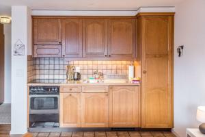 Kuchyň nebo kuchyňský kout v ubytování Studio Burgfeld - GRIWA RENT AG