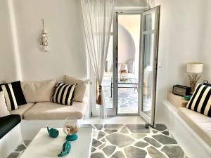 A seating area at My Lovely Place Mykonos