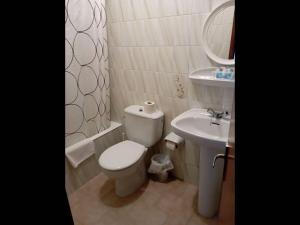 Koupelna v ubytování Room in Lodge - Double and single room - Oria Guesthouse 2