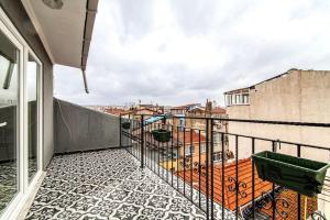 Balkón nebo terasa v ubytování Studio Flat with Terrace in Balat, Fatih
