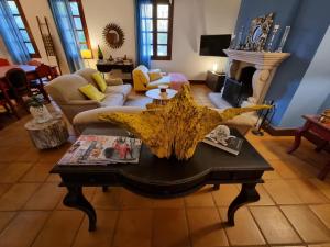 Posezení v ubytování Casa a Pedreira Rias Baixas