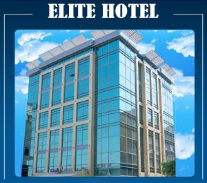 a rendering of a building with the words little hotel at Elite Al Hamra - Al Andalus in Jeddah