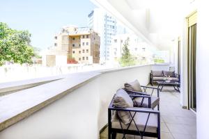 Balkón alebo terasa v ubytovaní Luxury Tel Aviv Seaside by Airsuite