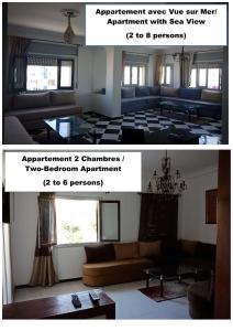Istumisnurk majutusasutuses Martil Center Apartments