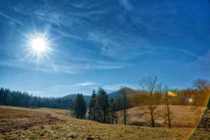 Paesaggio naturale nelle vicinanze dell'ostello