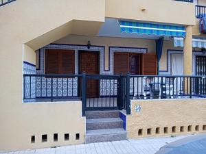 Balkón nebo terasa v ubytování Bungalow Playa La Mata